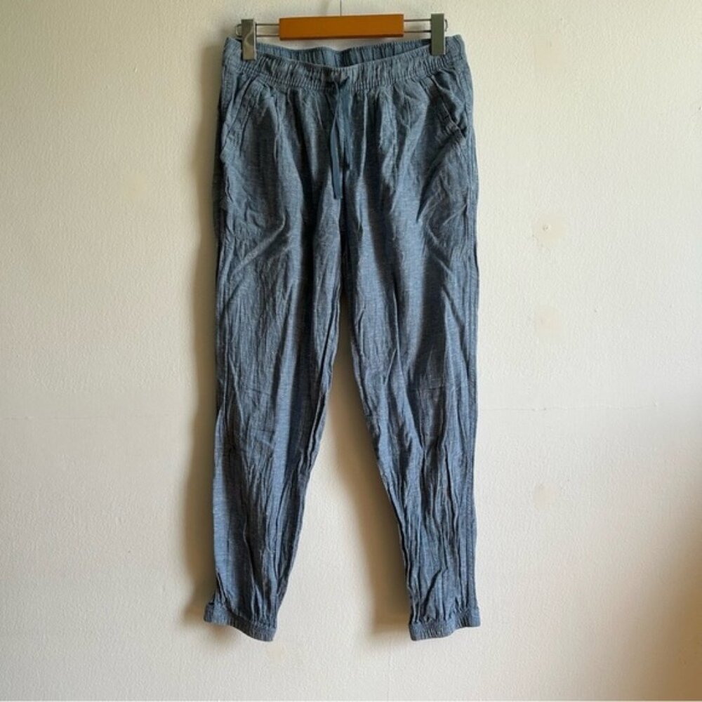 Patagonia Blue Hemp Organic Cotton Drawstring waist Jogger Pants